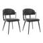 47cm H Upholstered Metal Side Chair-1909612314