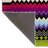 Multi-Colored Stripe Wave Patterned Creative Modern Decorative Rug-390414405