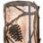 Jalyna Steel Flush Mounted Sconce