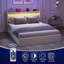 Structure de lit tapissier pour grand lit
