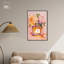 Coucher de soleil floral sur toile coquette Art tendance par Art Remedy-105587048-105587063