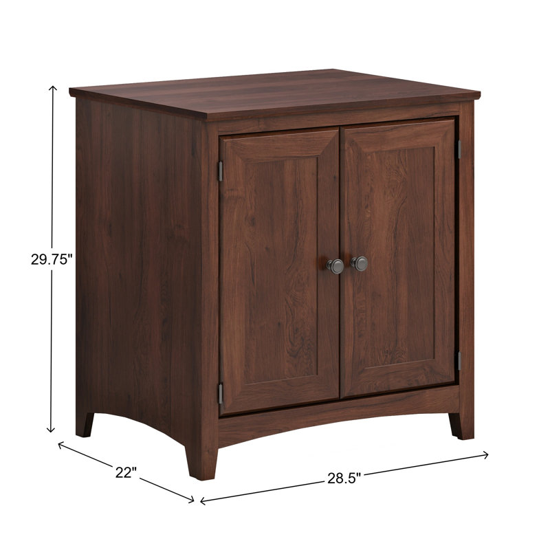 Armoire de rangement Malani, Brown Mahogany