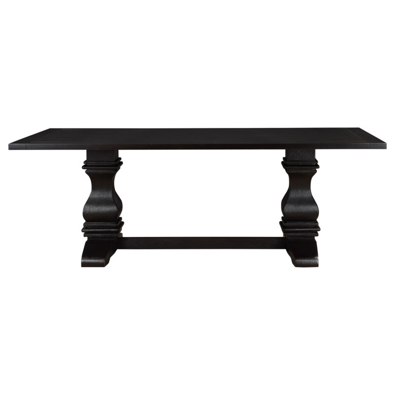 Table de salle à manger à double piédestal pour salle de bain
