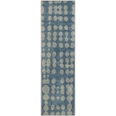 Premium Machine Washable Prisco Denim Rug