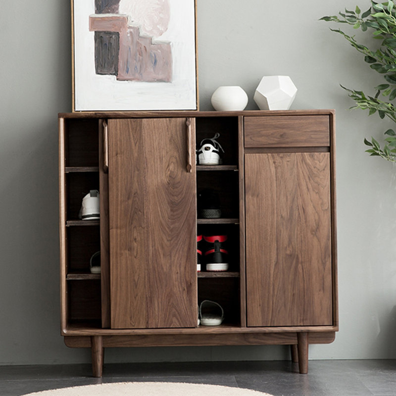 Retro simple storage shoe cabinet