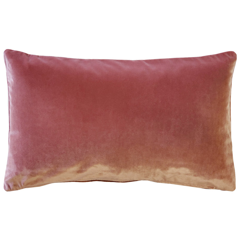 Castello Velvet Throw Pillow, Pink
