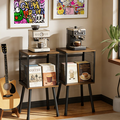 Vinyl Record Storage Stand With Turntable Top Shelf, Holds 100+ Albums, Multi-Functional Media Organizer With Adjustable Feet And Removable Dividers