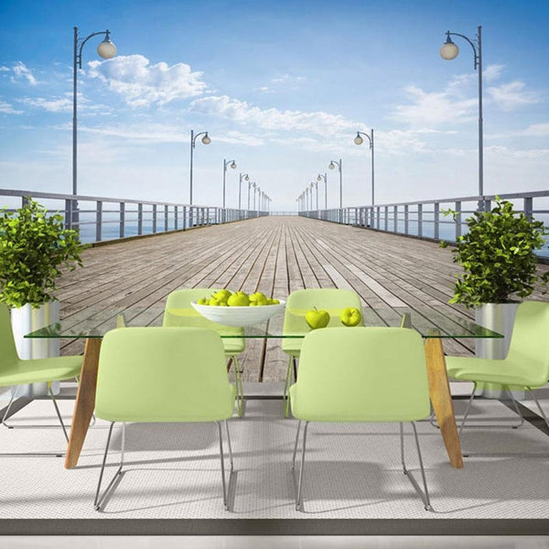 Murale Allana On the Pier, L 110 po x l 157 po