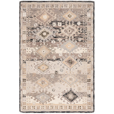 Annegrete Hand Tufted Wool Pile Southwestern Rug