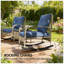 Ensemble de balcon, 3 pièces de mobilier de patio en osier-26961006