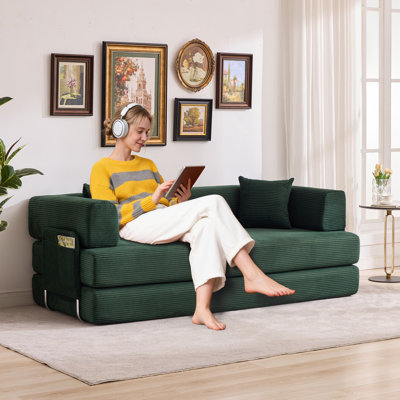 Cotton Blend Sofa Bed