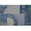 Tapis bleu / gris / ivoire touffeté à la main Hithin-887815828