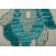 Karina Hand Knotted Wool Oriental Area Rug in Ivory/Green/Gray/Blue-1267223960