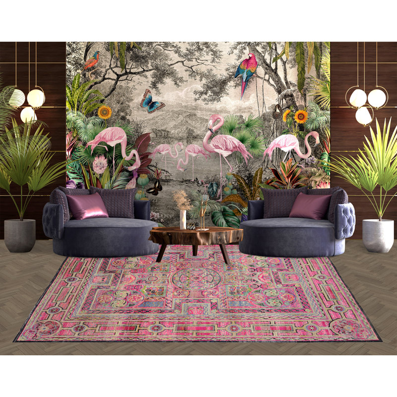 Oriental Area Rug, Rectangle 9' x 12'
