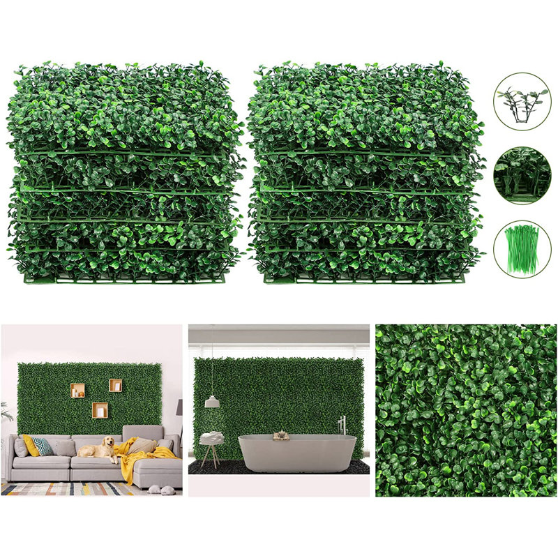 10" Artificial Boxwood Grass