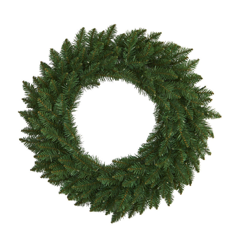 Pine Artificial Christmas Wreath with LED Lights