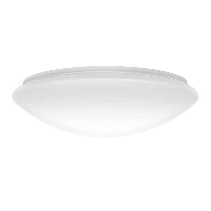Grogg 13in. White Round Mushroom LED Flush Mount, 6000
