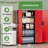 Steel Single Storage Cabinet with Lock ( 72'' H x 32'' W x 16'' D)-627943089