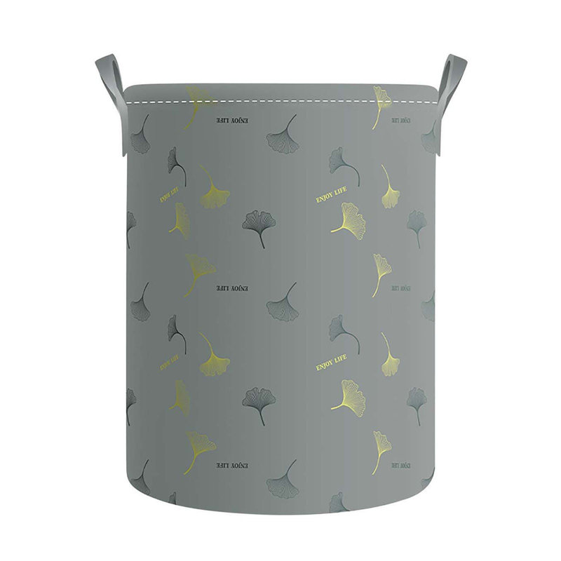 Foldable Dirty Clothes Storage Bucket With High Capacity Dirty Clothes Basket, Gray
