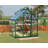 Palram - Canopia Hybrid 6' W X 4' D Greenhouse Walk-In Hobby Polycarbonate Aluminum Frame Greenhouse Kit With Roof Vent - Green-120147057-53854492