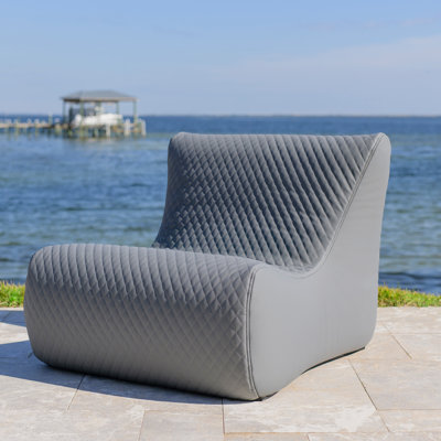 Big Joe Solvana Outdoor Patio Furniture Set, Performance Linen Weather-Resistant Fabric, Primary Chair