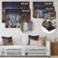 «Lit NYC Manhattan Skyline», impression de photo de paysage urbain-113139954-35124281