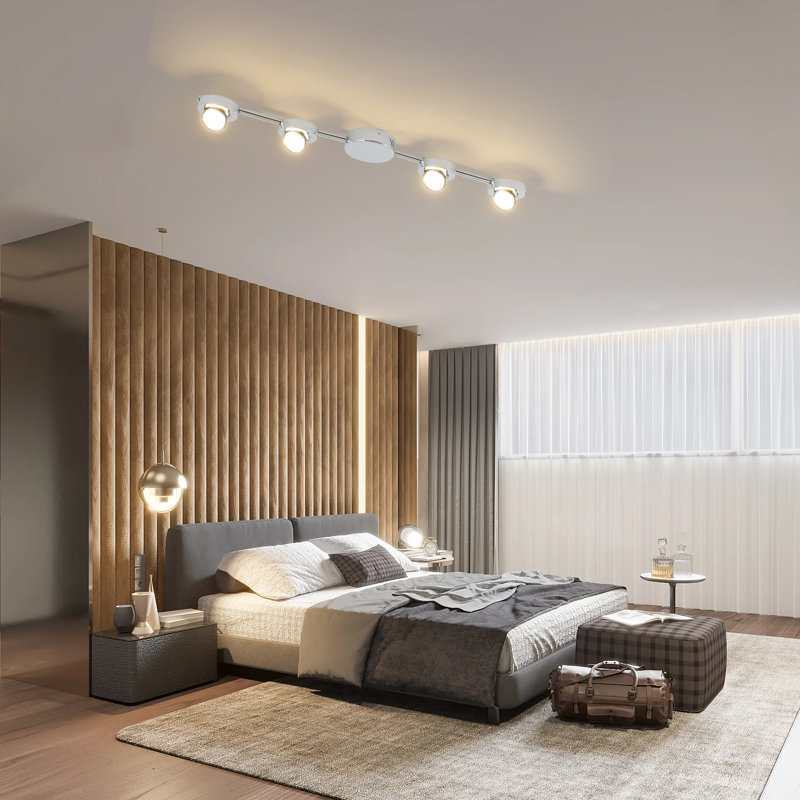 Plafonnier encastré à intensité variable 4 lumières DEL 32,28 po