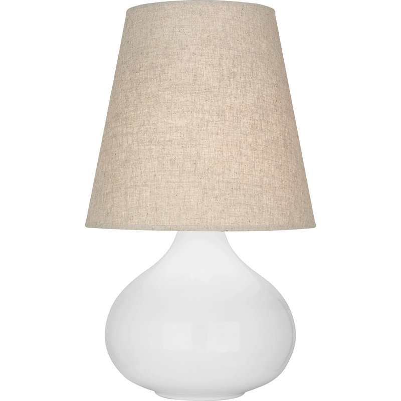 June Accent Lamp, Matte Daisy, 23.5" H x 11.88" W x 11.88" D, Buff