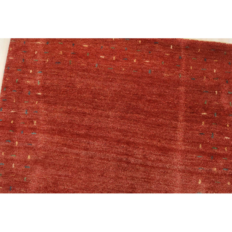 Rinda One-of-a-Kind 2'10" X 9'11" New Age Wool Area Rug in Red