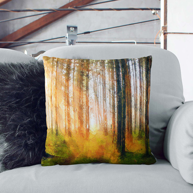 Square Cushion, 40cm H x 40cm W x 15cm D, White