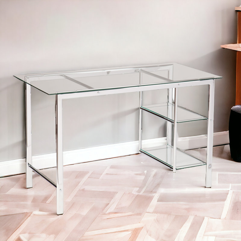 Amiina Glass Writing Desk