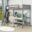 Lit mezzanine simple en bois avec échelle Gionny-731460808