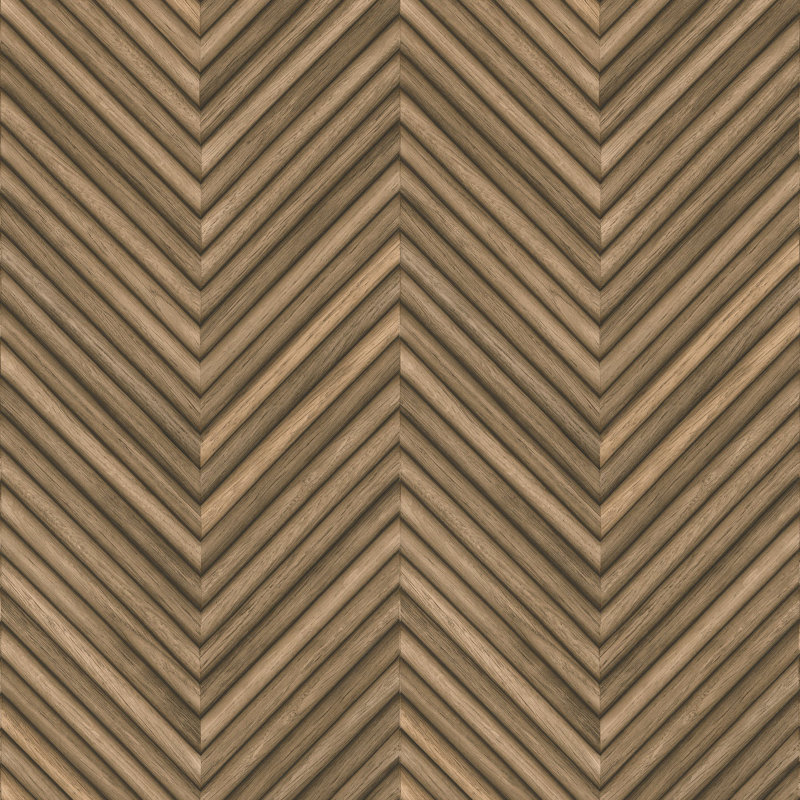 33cmm x 33cm Matte Wallpaper Roll, Brown