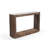 Jesualdo Wood Console Table with Marble-Top