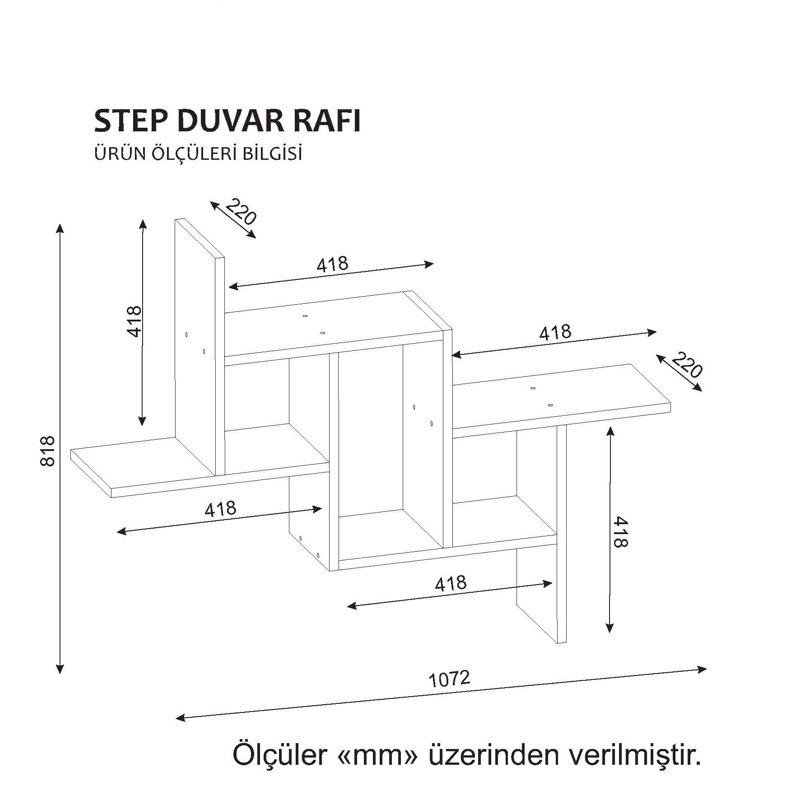Tablette décorative 4 pièces Vidette