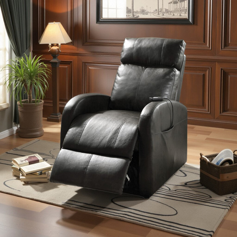 SYROVA Power Lift Recliner Chair w/ Wall-Hugger Design | Zero-Gravity Recline | Senior-Friendly Electric Mobility | Premium Synthetic Leather | Easy Assembly