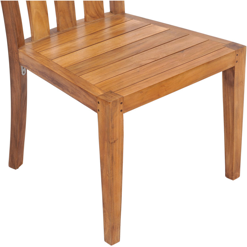 Claris Outdoor Teak Dining Side Chair
