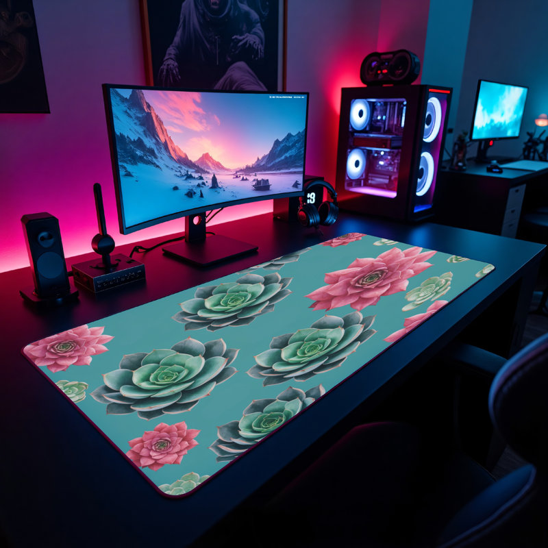 Polyester Desk Pad, 23.6x13.8