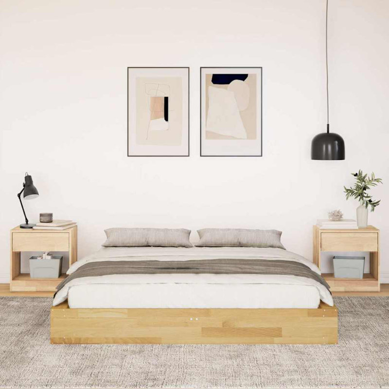 Solid Wood Bed, Kingsize (5')