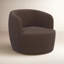 Maya Swivel Chair In Boucle-199708923