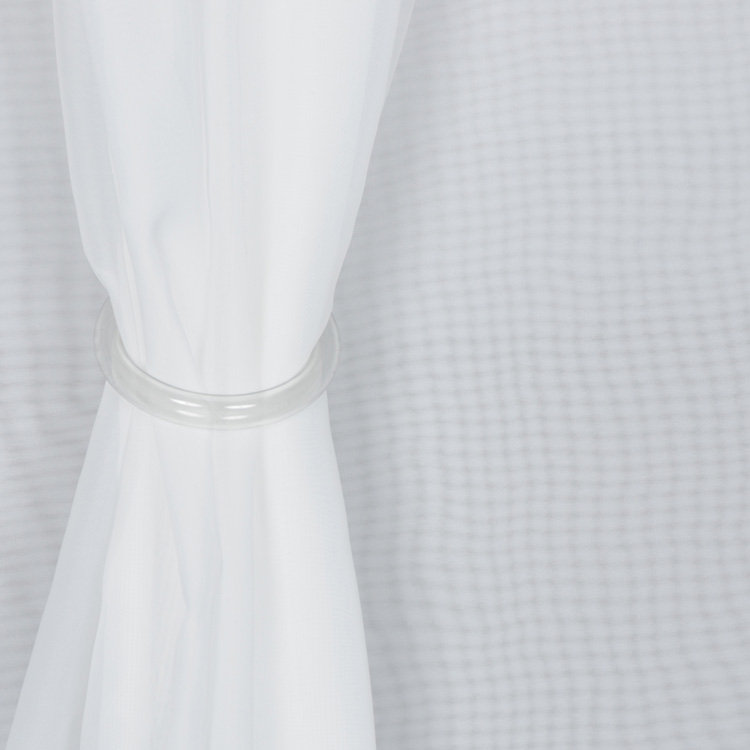 Voile Fabric, Pearl