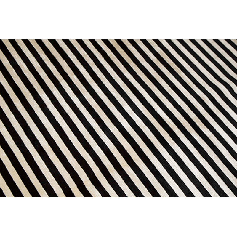 Wool Striped Area Rug