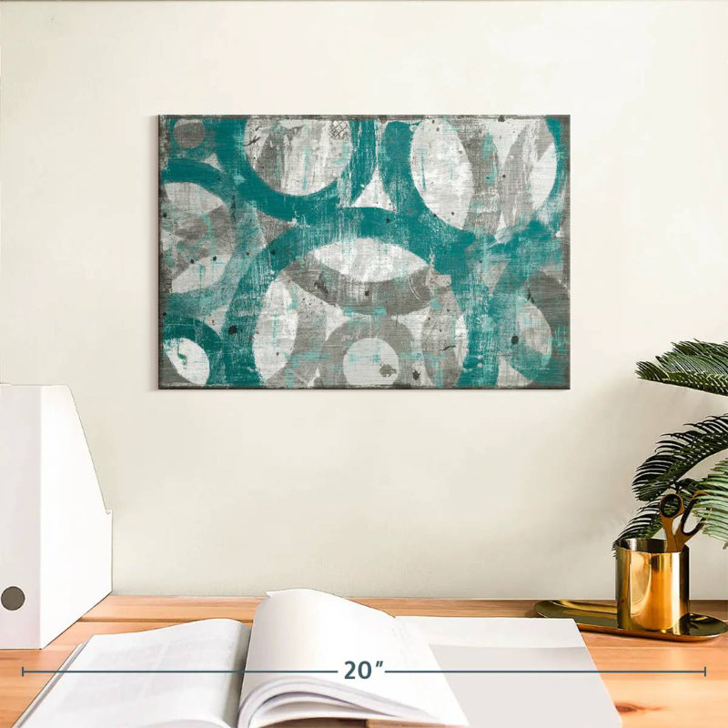 Avery Industrial Teal, 8" H x 12" W