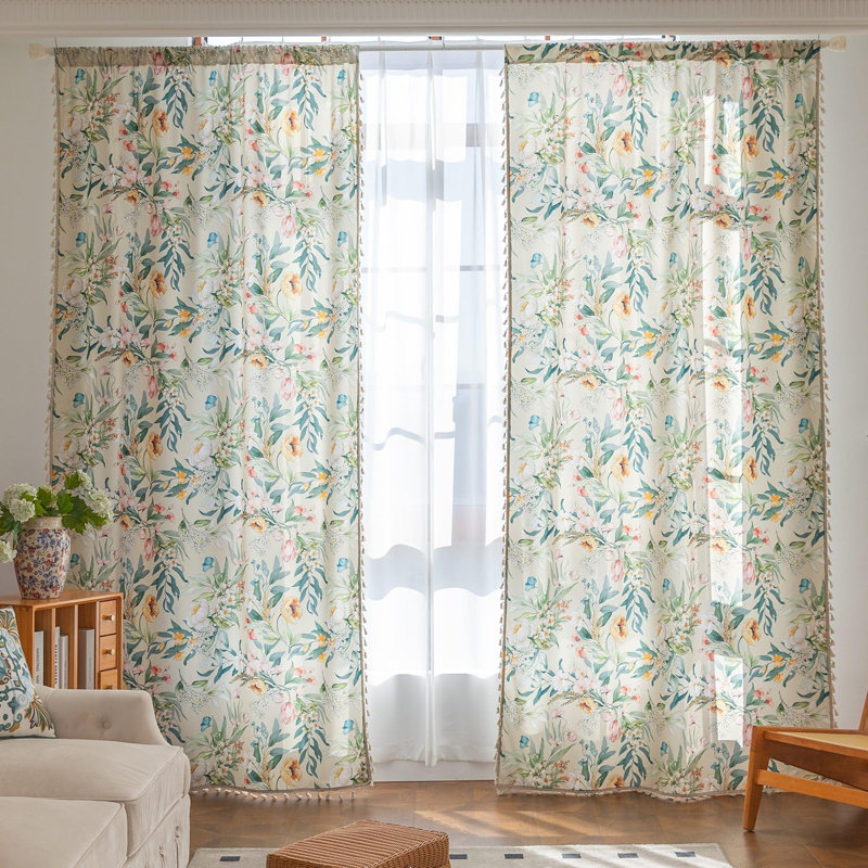 Curtain Panel Pair, 132.08cm Width  x 160.02cm Drop