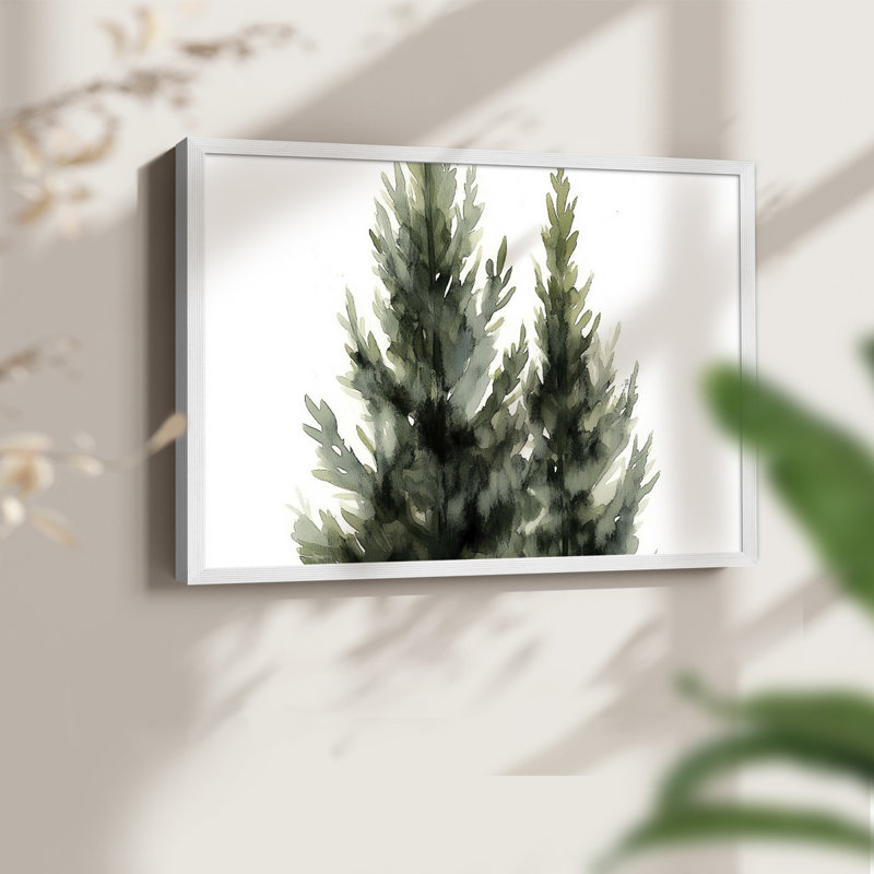 Art de Noël - XXIV - reproduction encadrée - réarmable, H 22 po x l 28 po, Blanc