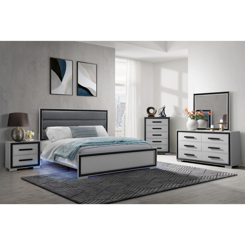 MIROIR ADELAIDE GRIS NOIR