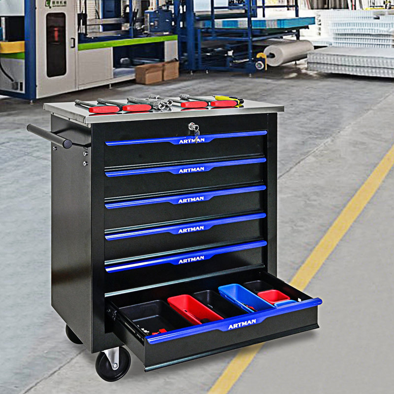 Chariot à outils multifonctionnel avec roues, armoire de hall d'entrée