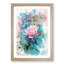 Colourful Water Lily in Abstract - Picture Frame Graphic Art Print-55686316-55686310