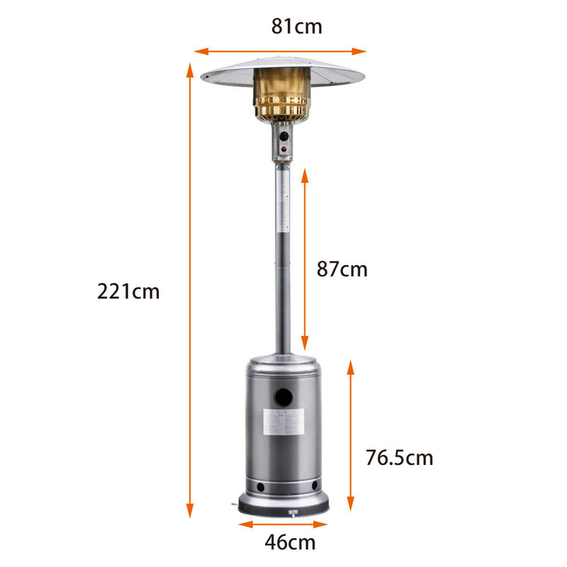 Eldridge 800 Propane Standing Patio Heater