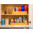 Bamboo Kitchen Cabinet Organizer with Adjustable Dividers Food Storage Container Lid Drawer Caddy for Kitchen Organization